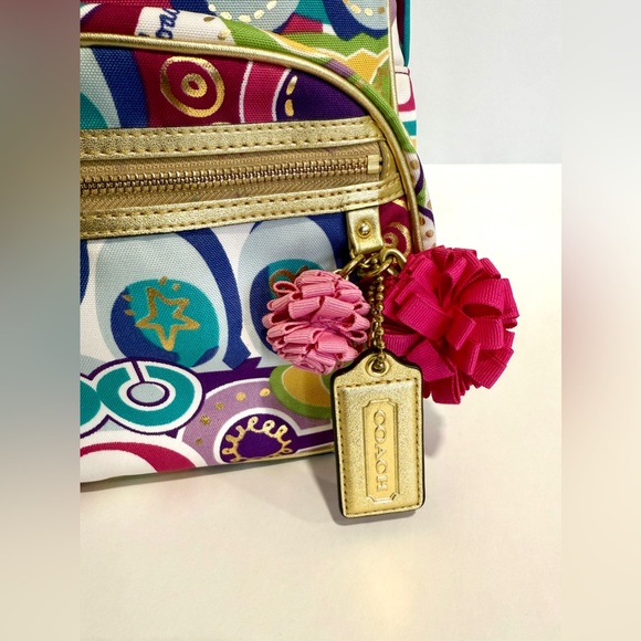 Coach Multicolor Patterned Backpack - Picture 2 of 16